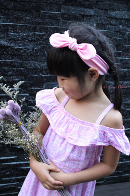 Top knot hairband (pink)