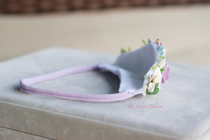 Lilac mermaid tiara hairband