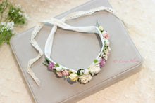 Load image into Gallery viewer, Spring garden crown/hairband
