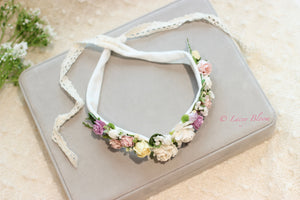 Spring garden crown/hairband