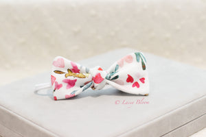 Lydia organic cotton ribbon hairband/scrunchie
