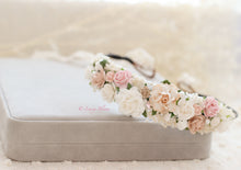 Load image into Gallery viewer, Grace floral crown (beige)