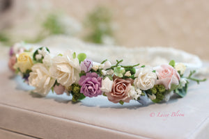 Spring garden crown/hairband