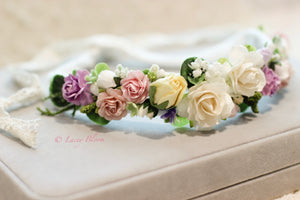 Spring garden crown/hairband
