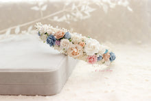 Load image into Gallery viewer, Grace floral crown (beige)
