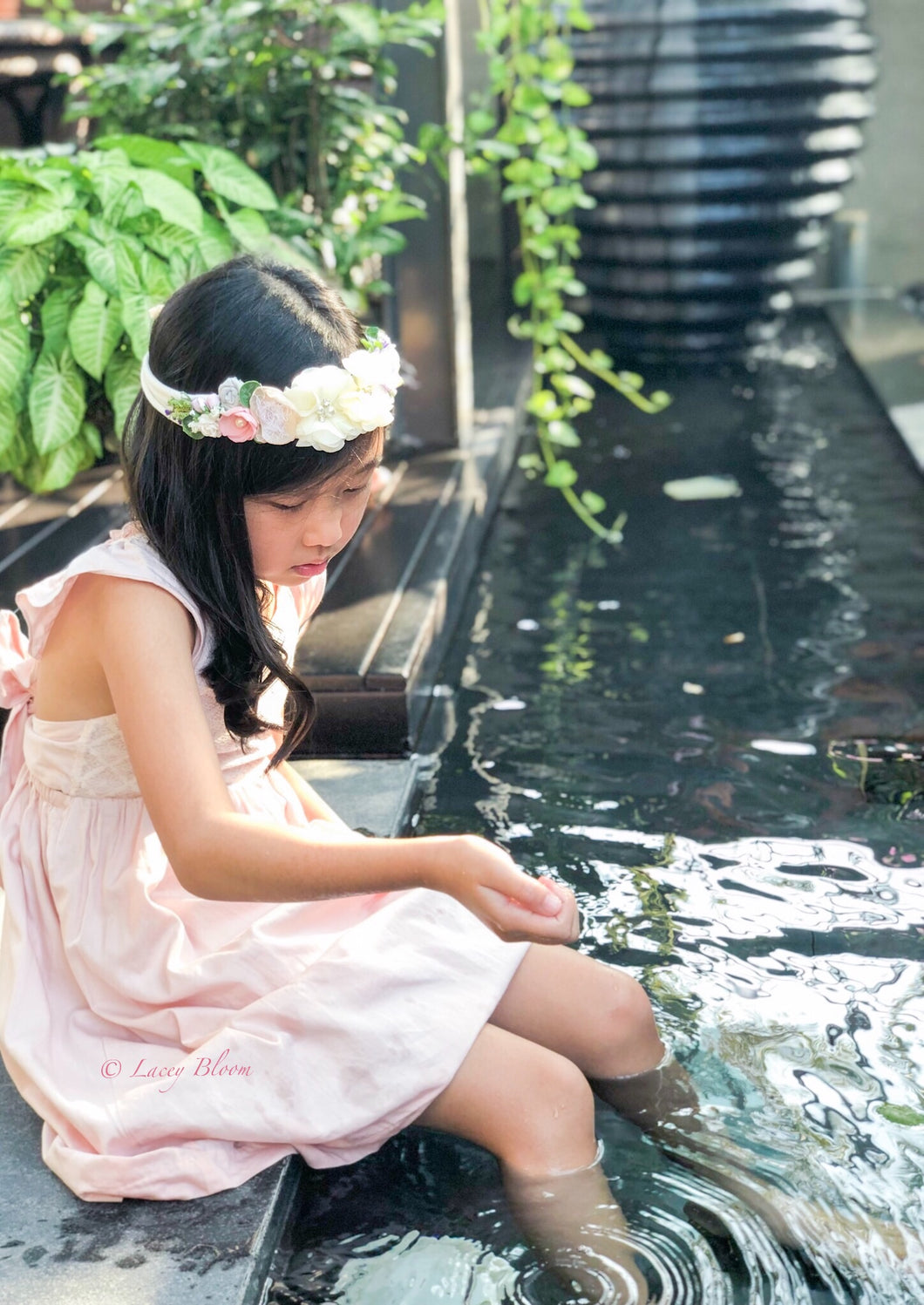 Bella Floral crown/hairband