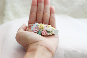 Dreamy Pastel Tiara hairband/matchy clip