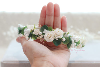 Gillian floral crown/hairband