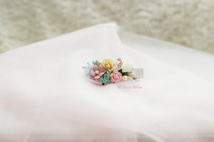 Dreamy Pastel Tiara hairband/matchy clip